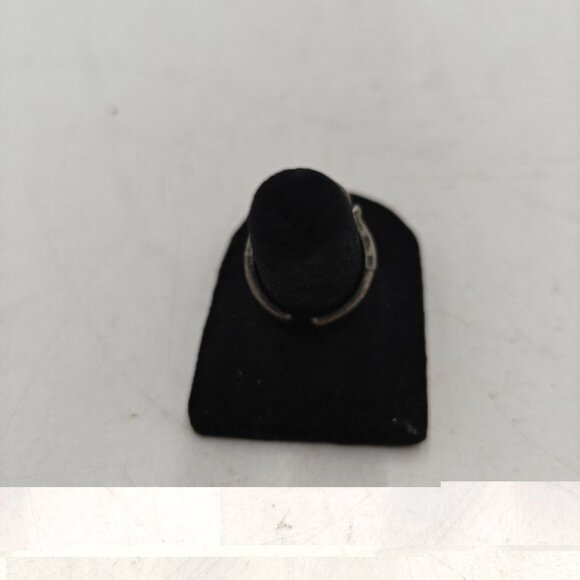 Silver Tone Skull Ring Gothic Biker Punk Style Chunky Unisex Size 12.5 + Open - Picture 5 of 13